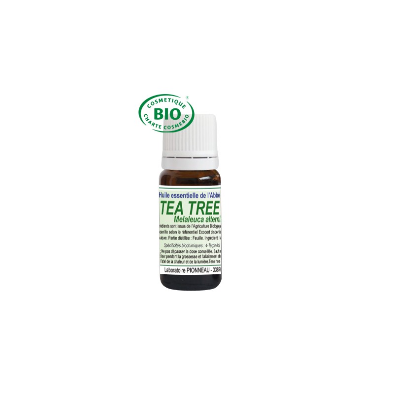 Huile essentielle BIO Tea tree (Arbre à thé) Contenance 10ml